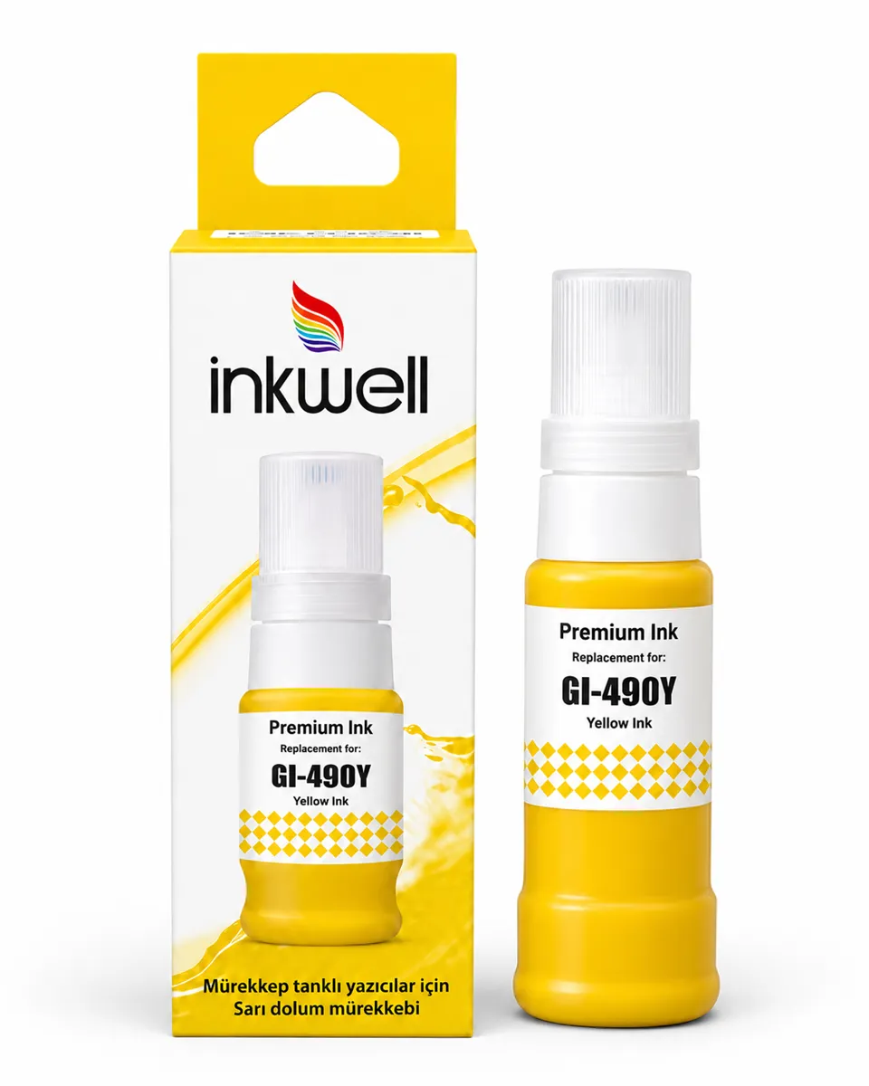 MUADİL MÜREKKEP (İNKWELL CANON GI-490 Y) 1